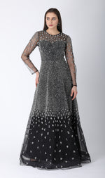 Load image into Gallery viewer, Beaded Dress Aline Black
