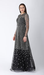 Load image into Gallery viewer, Beaded Dress Aline Black
