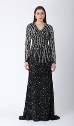 Load image into Gallery viewer, Beaded dress Black
