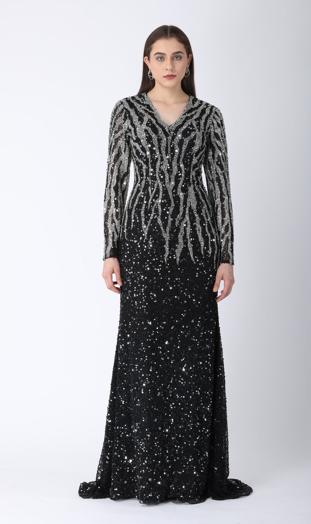 Beaded dress Black