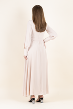 Load image into Gallery viewer, Beige Crepe Dress
