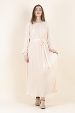 Load image into Gallery viewer, Felia Chiffon Dress Beige
