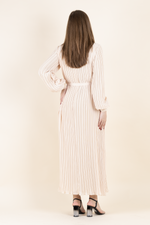 Load image into Gallery viewer, Felia Chiffon Dress Beige
