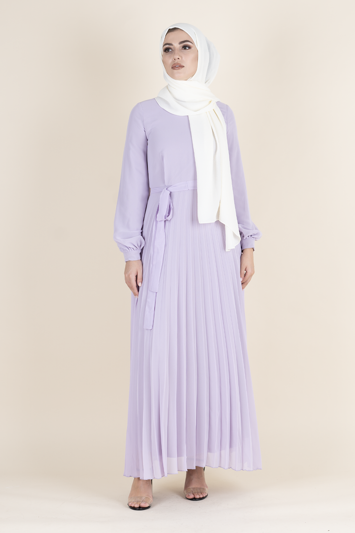 Lilac Chiffon Dress