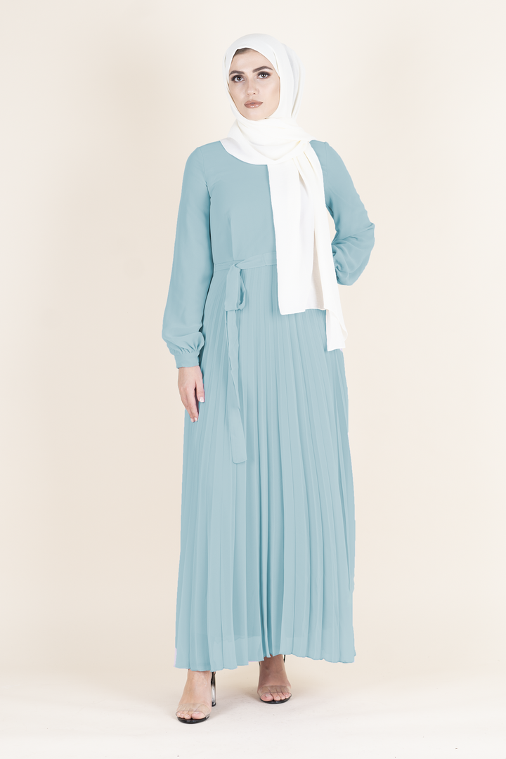 Lightblue Chiffon Dress