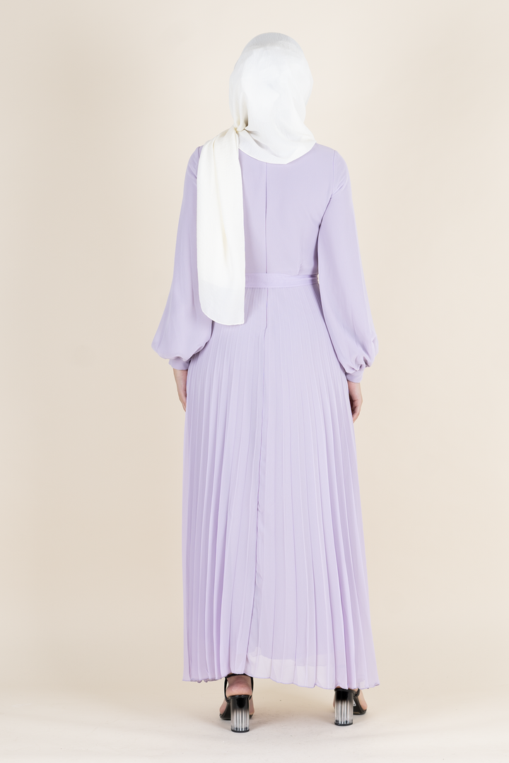 Lilac Chiffon Dress