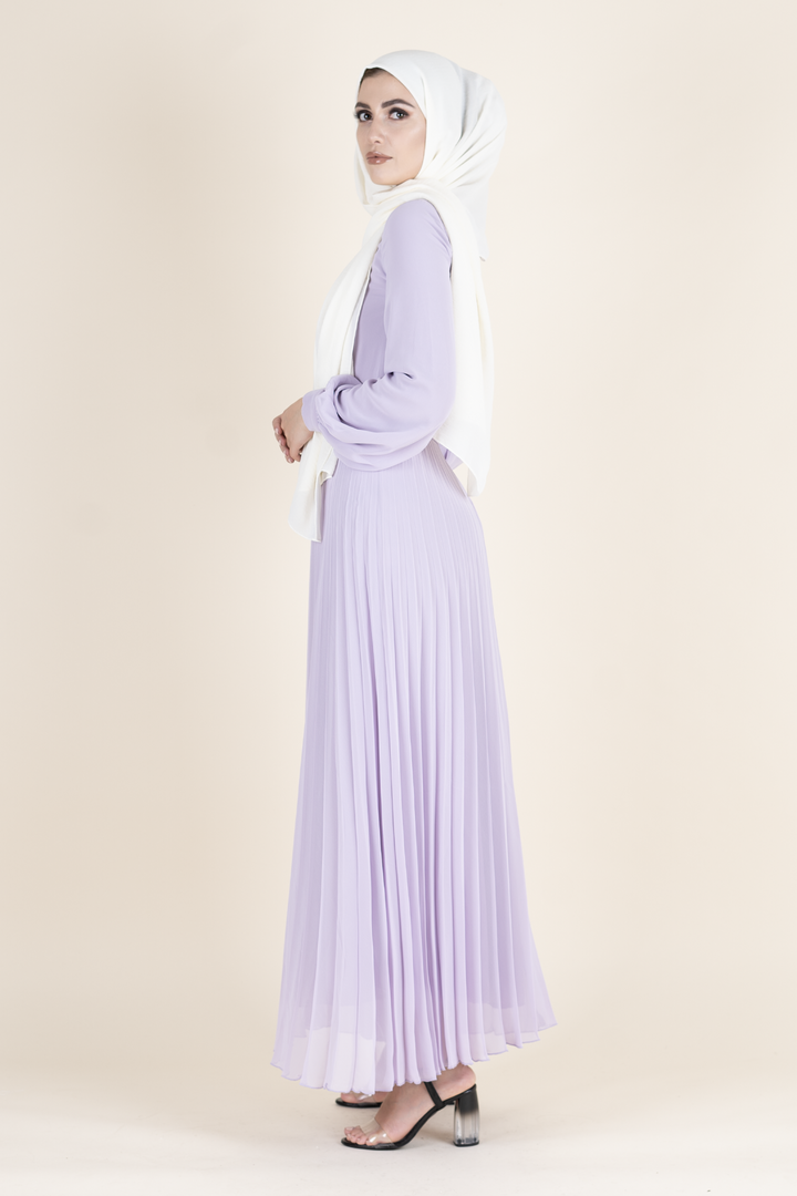 Lilac Chiffon Dress