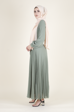 Load image into Gallery viewer, Green Chiffon Dress
